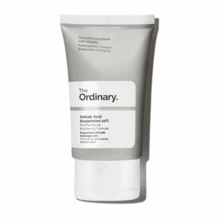 The Ordinary Azelaic Acid Suspension 10% 30ml tube on white background