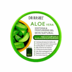 Dr. Rashel Aloe Vera Soothing and Moisturizing Gel product image with full front label and 100% aloe vera claim