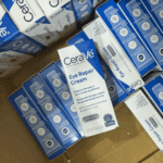 CeraVe Eye Repair Cream boxes stacked together showing retail stock packaging