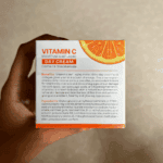 Back view of Dr. Rashel Vitamin C Day Cream box showing benefits, ingredients, and usage information