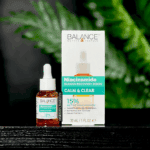 Balance Active Formula Niacinamide Blemish Recovery Serum 15 percent with box and bottle product display