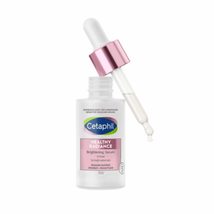 Cetaphil Healthy Radiance Brightening Serum 30ml with dropper applicator on white background