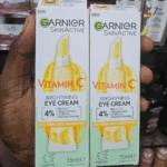 Garnier SkinActive Vitamin C brightening eye cream 15ml twin box packaging for tired under eyes