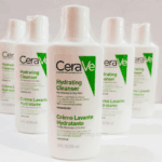 Multiple CeraVe Hydrating Facial Cleanser 88ml travel size bottles for normal to dry skin, fragrance free gentle face wash with ceramides and hyaluronic acid.