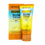 Dr Rashel Sun Cream Whitening SPF 75 60g sunscreen with long-lasting UVA and UVB protection, oil control, waterproof sunblock for daily skin protection.