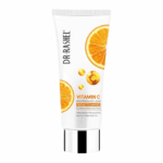 Dr Rashel Vitamin C Facial Cleanser tube with orange extract and hyaluronic acid, brightening and anti aging face wash for fresh glowing skin.