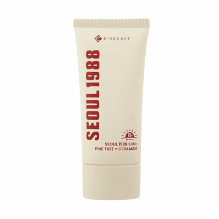 K-Secret Seoul 1988 Sun Pine Tree + Ceramide SPF50+ sunscreen 50ml tube .