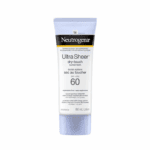 Neutrogena Ultra Sheer Dry-Touch Sunscreen SPF 60 88ml tube on white background