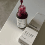 Dropper dispensing The Ordinary AHA 30% BHA 2% Peeling Solution 30ml with product box