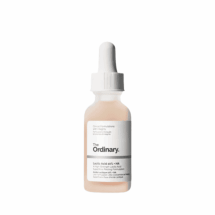 The Ordinary Lactic Acid 10% + HA 2% 30ml exfoliating serum dropper bottle