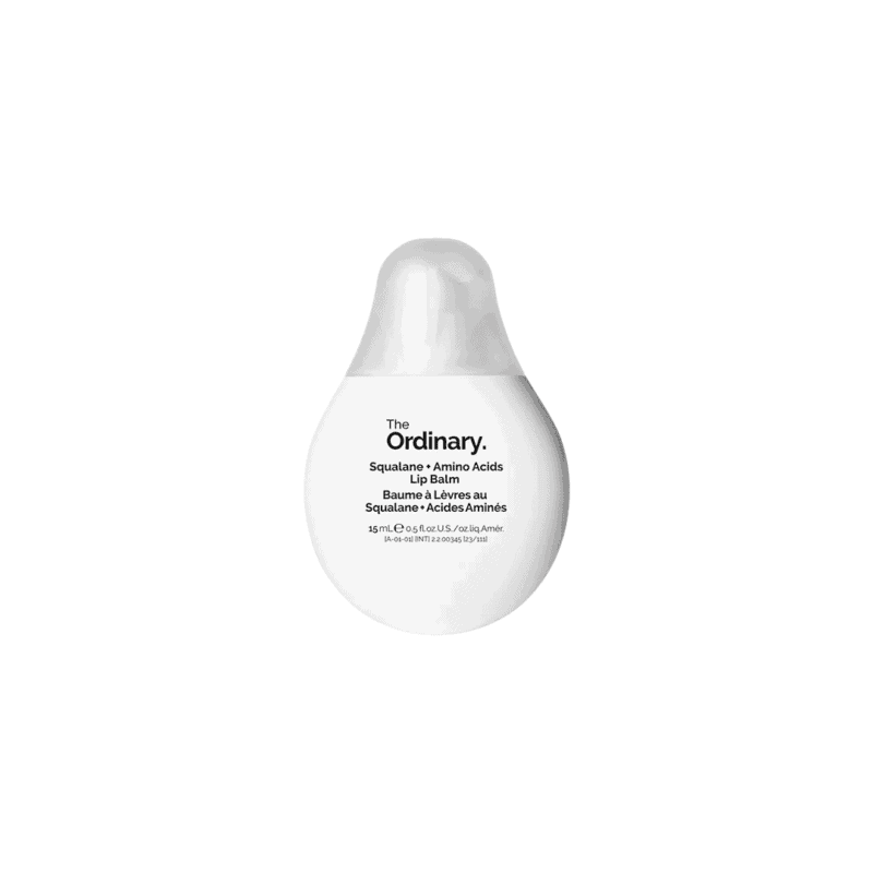 The Ordinary Squalane + Amino Acids Lip Balm 15ml hydrating lip care balm container
